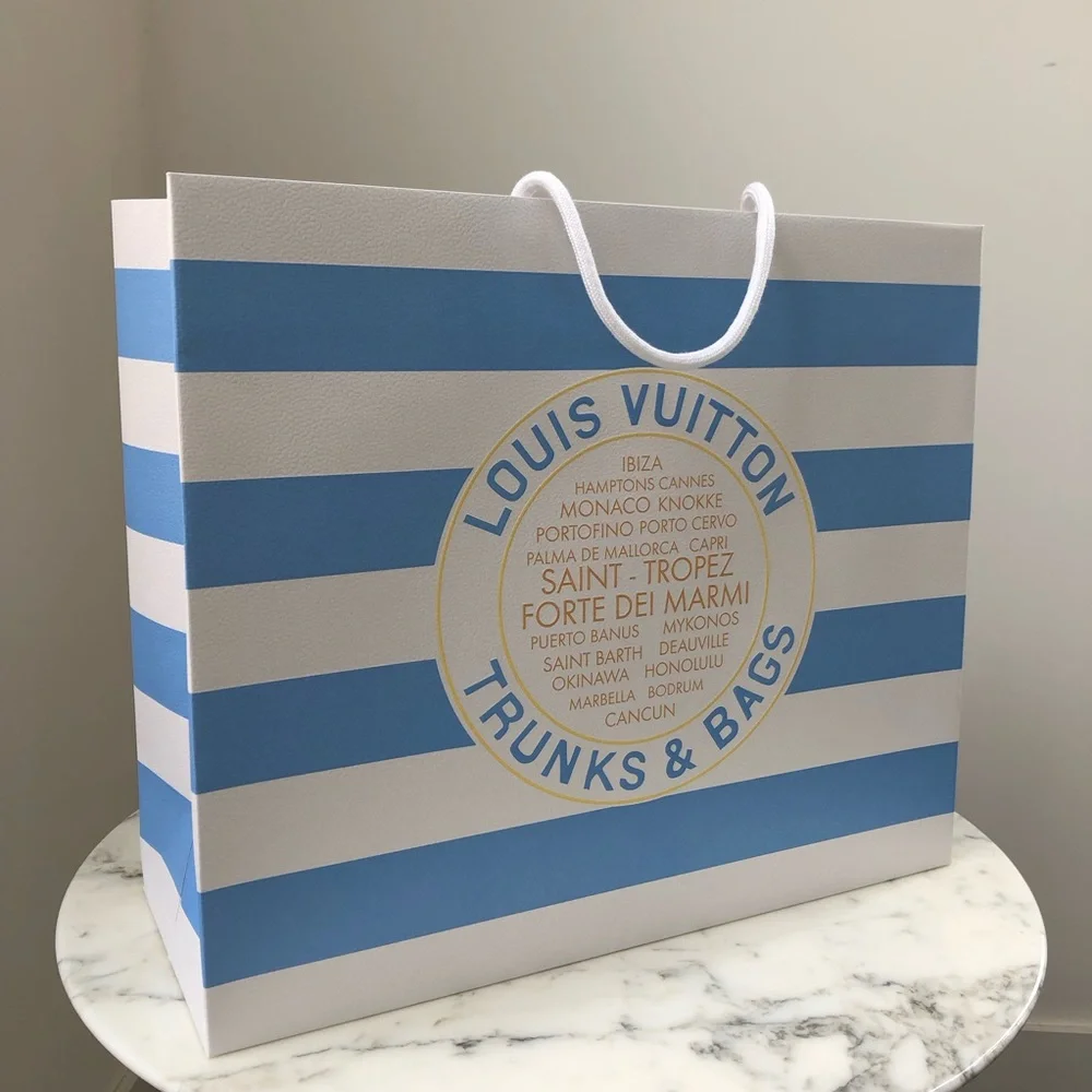 LOUIS VUITTON x Resort Limited Edition 2026 Gift Shopping Bag Beach Hut Tote XL